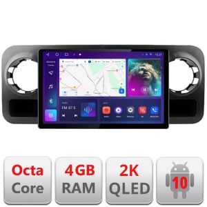 Navigatie dedicata Mercedes Sprinter 2018- Edonav ecran 13" 2K 4+32 Android Waze USB Navigatie 4G 360 Toslink Youtube Radio KI