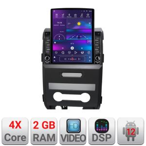 Navigatie Ford F150 2008-2014 Quad Core ecran tip TESLA 9.7" cu Android Radio Bluetooth Internet GPS WIFI 2+32 DSP